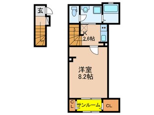 グリーンコートの物件間取画像